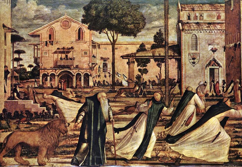 聖ヒエロニムスとライオン ヴィットーレ カルパッチョ油絵